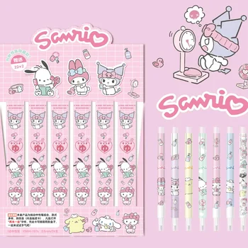 24шт Нов Sanrio Hello Kitty Висококачествен Гел Писалка Kawaii Cartoon Write Гладка Дръжка За Подпис Yswh-1076 Канцеларски материали на Едро