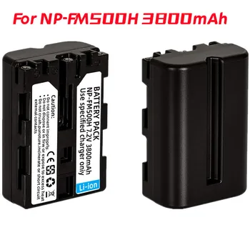 Преносимото батерия NP-FM500H 3800 ма за Sony Alpha магистрала a57/A58/а a65/A68/A77/А99/A100/A200/A300/A500。 Съвместим с оригиналния