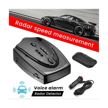 Английски Български Гласови Автомобилен Радар детектор STR525 Auto Vehicle Speed Alert Warning Alarm X K Автомобилен Детектор Антирадар