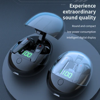TWS Bluetooth Слушалки Безжични Слушалки в ушите Smart Touch Стерео Спортни Водоустойчиви Слушалки С Микрофон За всички телефони
