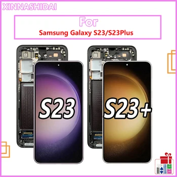 Super AMOLED LCD дисплей За Samsung Galaxy S23 S911 S911B S911U Дисплей със Сензорен екран Дигитайзер За Samsung S23 + S23 Plus S916B S916