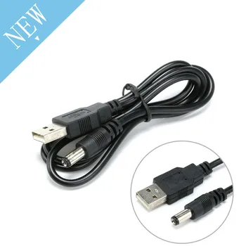 Захранващ кабел USB 2.0-DC 5.5 mm x 2,1 мм 0,8 М, конектор за зарядно устройство с поддръжка на 5 В, кабел за настолна лампа, таблет, MP3, MP4