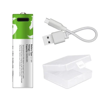 1,5 USB AA AA Акумулаторна батерия USB AA за мишка с дистанционно управление на Малък Вентилатор Електрическа играчка Замяна на батерията
