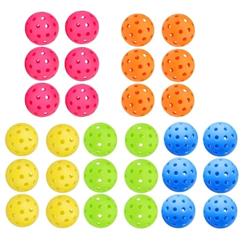 6 Опаковки топки за пиклбола с мрежесто чанта, устойчиви на отскакиванию и издръжливост, Директен доставка
