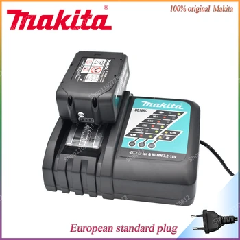 100% Оригинална Батерия за Електроинструменти Makita 18V 6,0 Ah, с възможност за презареждане с led литиево-йонна батерия Заместител на LXT BL1860B BL1860 BL1850