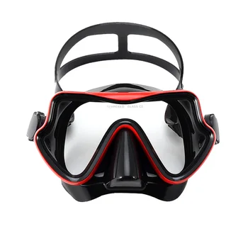 Нова Професионална маска за гмуркане за възрастни, Фарове за UV-водоустойчив Очила за плуване/гмуркане с шнорхел, Очила за свободно гмуркане, Силиконова диафрагма за гмуркане