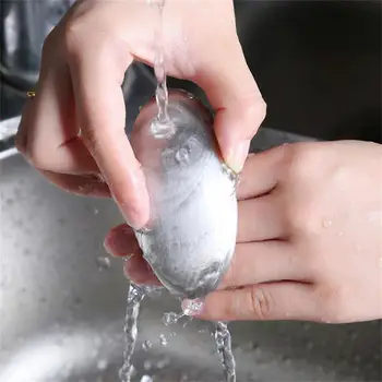 Сапун от неръждаема стомана, преносими сапун, кухненски блок за премахване на миризмата (овална)