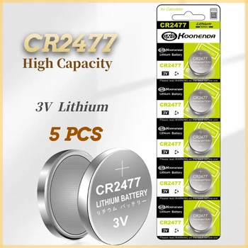 20 броя екологично чисти тласък батерии CR2477 3V CR 2477, литиеви батерии за електронни часа, калкулатор, претеглен на везните