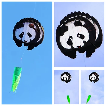 безплатна доставка въздушен змии панда големи меки хвърчила за възрастни на хвърчила, които се разхождат по небето в открито играчки въздушен змии weifang надуваема играчка уиндсърф платно