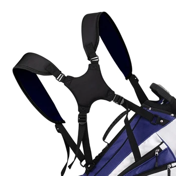 Сменяеми колани за голф чанти Удобни двойни Регулируеми презрамки Найлонови ремъци на раницата, Аксесоари за голф, Трайни