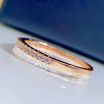 Нови Модни Бижута Сребърен пръстен S925 Просто Коварен Нормално пръстен, Малки бижута в стил Ins
