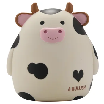 Сладък Cartoony Крава, Прасенце, Спестовна кутия, Детски подаръци, Кутия за монети, Начало декор-Бял