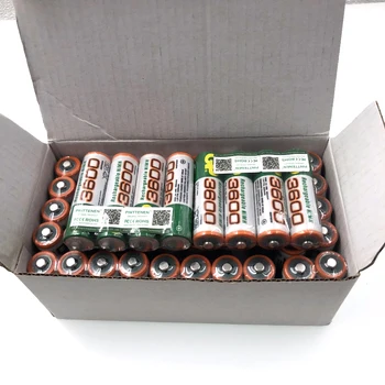 AA батерия 3600mah 1,2 V литиево-йонна акумулаторна батерия, подходяща за led фенерче, играчка дистанционно управление, мониторинг, безплатна доставка