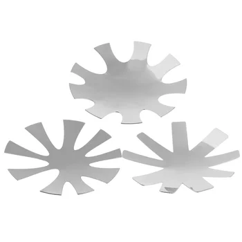 3 бр Инструмент за френча Акрилни нокти машинка за подстригване с различни форми За маникюр Гелевый модел За формиране на