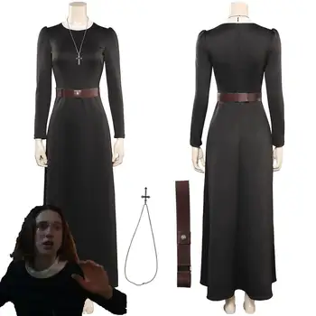 Монахиня 2, монашески костюм на Милена за cosplay, рокля, огърлица, облекло за жени, момичета, Кралят костюм за Хелоуин, дрехи за ролеви игри