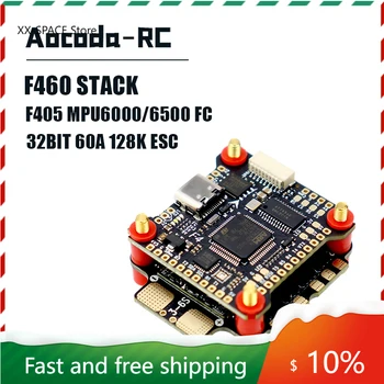Aocoda-Rc F460 Stack 60A 4 в 1 ESC BLHeli-32-битов 128K F405 дистанционно управление на полета MPU6000/6500 модел на дистанционно управление, резервни части