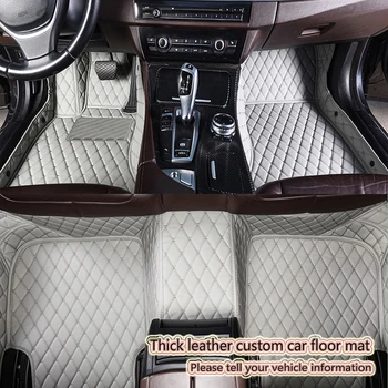 кожени автомобилни постелки за Bentley ContinentalGT 2011 2012 2013 2014-2018 Потребителски накладки за краката авто килим automobile калъф