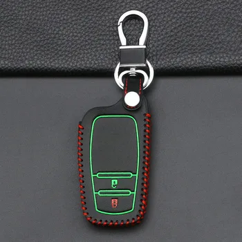 Нов Светлинен калъф за ключове на автомобил Toyota Hilux Revo Innova Rav4 Fortuner Cover Remote Fob Shell Skin Key Chain Holder Protector