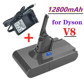 100% Оригинална Батерия DysonV8 12800 ма 21,6 за Дайсън V8 Absolute/Космати/Животински Литиево-йонна акумулаторна Прахосмукачка Акумулаторна Батерия
