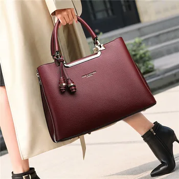 Висококачествени Модни маркови Дамски чанти от 100% естествена кожа, Новост 2023 г., Известен дизайнер на дамски портмонета и дамски чанти, луксозни чанти през рамо