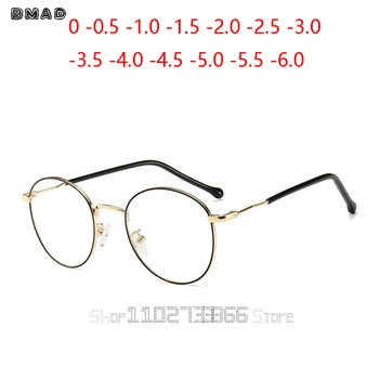 Обли Очила с Асферическими лещи 1,56, Предписани Очила За Жени И Мъже, за Студентски Оптични Очила за Недалновидно От 0 -0,5 -0,75 до -6,0