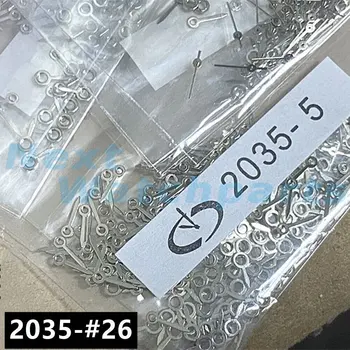 100 комплекта секундни стрелки от сребро, 5 mm кварцов механизъм Miyota 2035