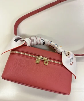 Дамски чанти от телешка кожа, реколта дизайнерска чанта луксозна марка 2023, Нова дамска чанта за през рамото на двоен цип за една дама