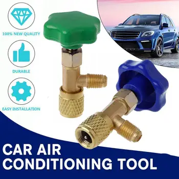 Инструменти За Кондициониране на въздуха Колата На Газ R22 R134a R410a 1/4 Sae Auto Ac Can Tap Отварачка За бутилки X5u7