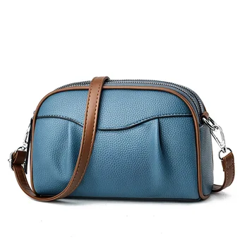 Хит на продажбите, Елегантна чанта за жени 2023, Нова есенна чанта през рамо, модерен и многопластова чанта за мобилни устройства за жени