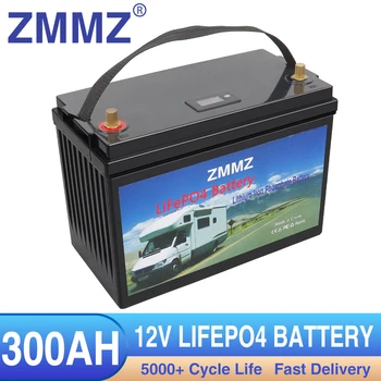 12V 300Ah 250Ah LiFePO4, литиево-желязо-фосфатный батерия Вграден BMS За подмяна на голяма част от резервно захранване За домашно съхранение на енергия