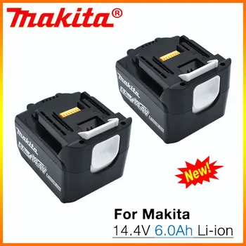 14,4 v Makita 6.0 Ah акумулаторна батерия с led индикатор за BL1430 BL1415 BL1440 196875-4 194558-0 195444-8 Makita 14,4 v 6000 mah